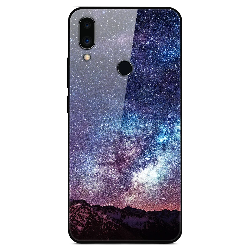 Для Meizu Note 9 чехол из закаленного стекла с изображением планеты космос, чехол из стекла для Meizu M9 Note 9 Note9 Funda, чехол для телефона M9Note