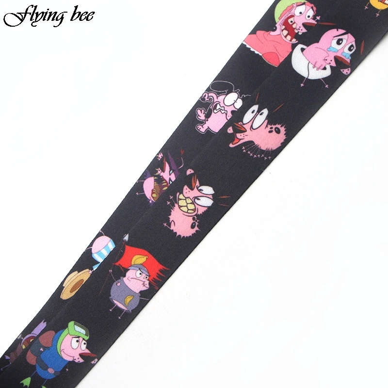 Flyingbee творческая тема мультфильм значок ID Lanyards/Забавный шнурок для телефона