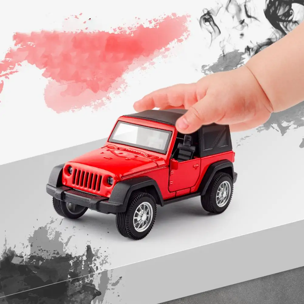 1:36 детский имитирующий сплав звуковой светильник с обратной стороны автомобиля