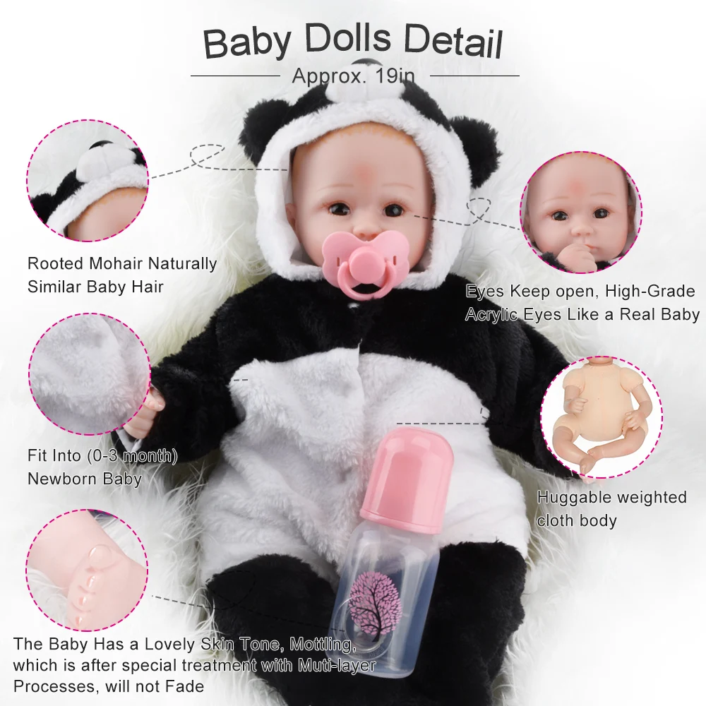 45 см полное Силиконовое боди Reborn Baby Doll игрушка очаровательные реалистичные малыша reborn corpo de silicone inteiro realista
