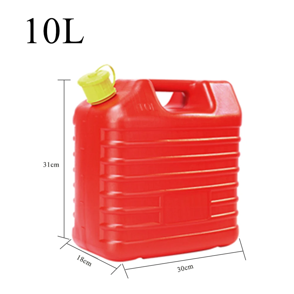 5л 10л топливный бак Jerrycan бак для воды масло бензин дизель хранилище может запасной бак пластиковый бензиновый баррель Автомобиль Мотоцикл Грузовик - Цвет: 10L