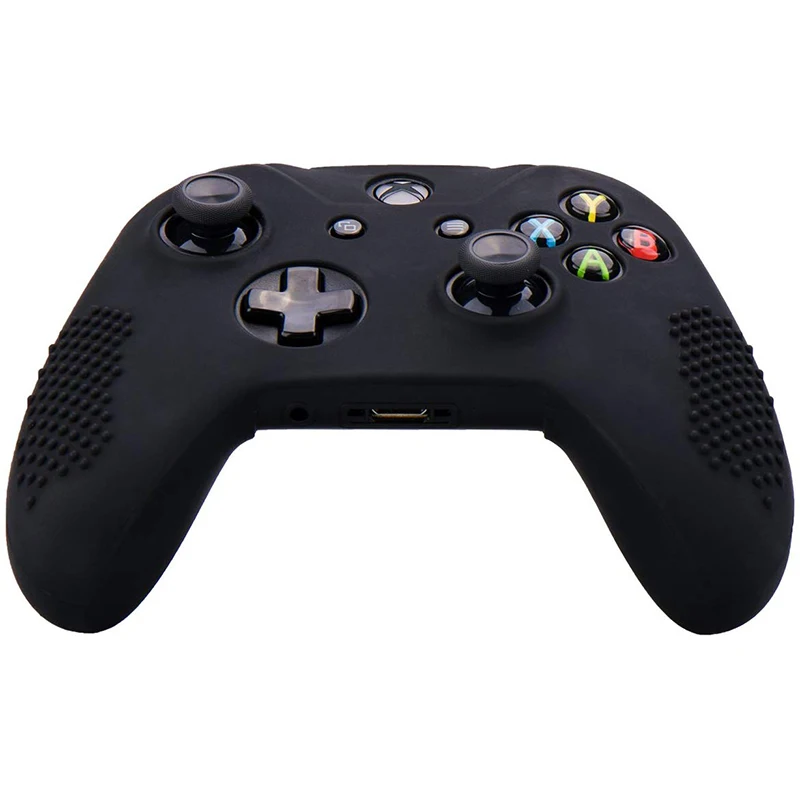 Силиконовый резиновый чехол для Xbox One/S/X контроллер X 2 (черный и белый) + Fps Pro