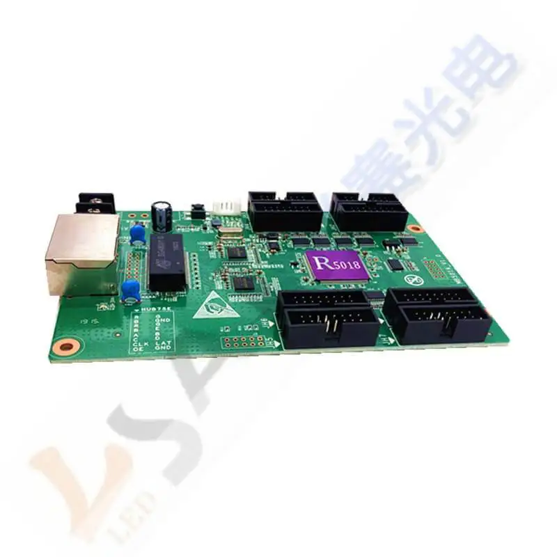 Получение HD-R5018 256*128 128*256 8 * HUB75E два ethernt портов получать данные viagigabit ethenet кабель |