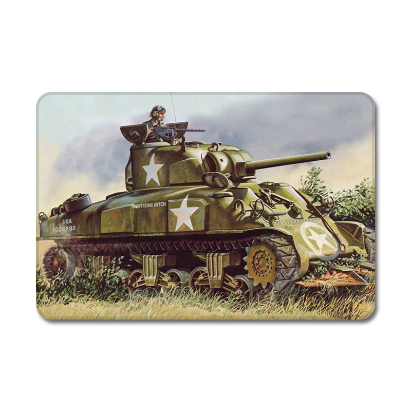 Strike of World War 2 WWII Tanks натуральный резиновый коврик для мыши Коврик ноутбука
