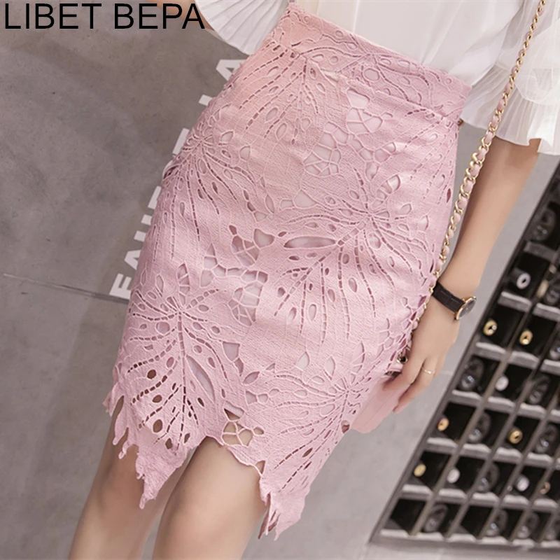 Женская Асимметричная мини юбка с цветочной вышивкой трапециевидной формы