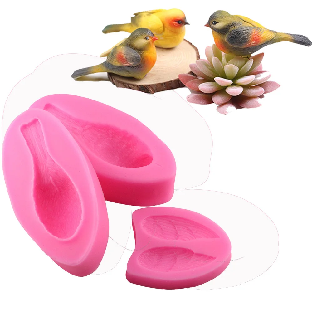 Силиконовая форма Маленькие Птицы шоколадвечерние вечеринка украшения