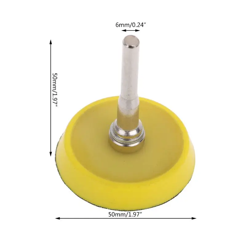 

2 inch 50mm Sander Disc Sanding Buffing Polish Backing Pad Backer Plate Polishing Pad with Shank