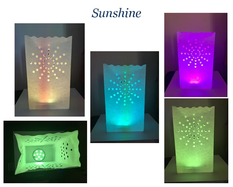 30 шт./лот Сердце держатель для чайной свечи Luminaria бумажный Свеча-фонарь сумка для рождественской вечеринки наружное свадебное оформление