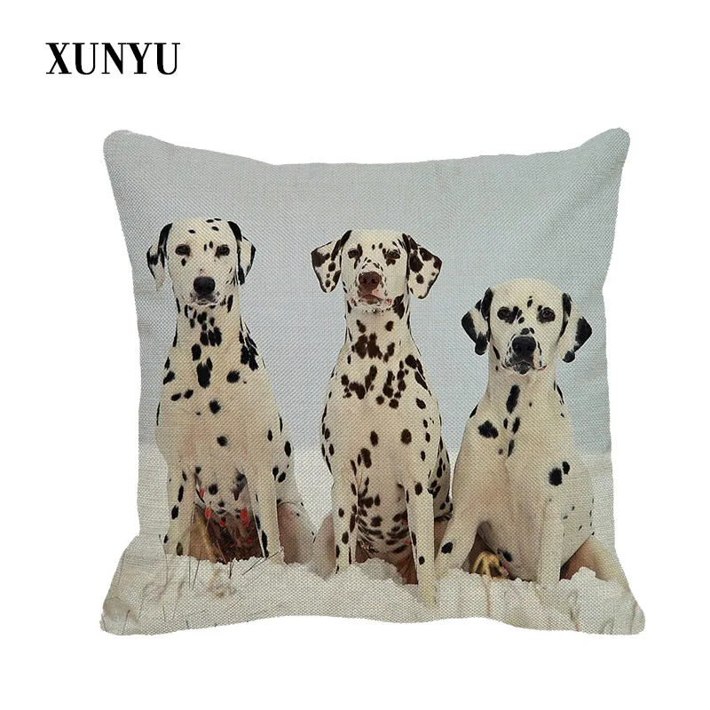 XUNYU 45 см * Милая наволочка для домашних животных с далматинской собакой
