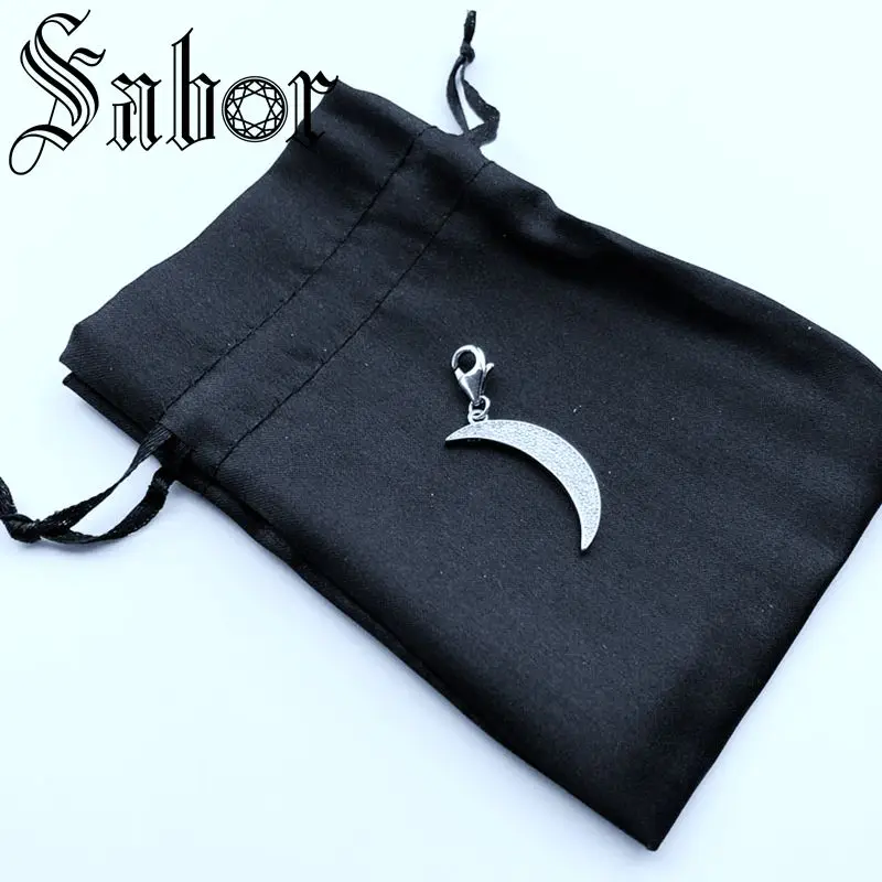 Moon Pave Reiki исцеляющая Подвеска для женщин трендовая Посеребренная DIY ювелирное