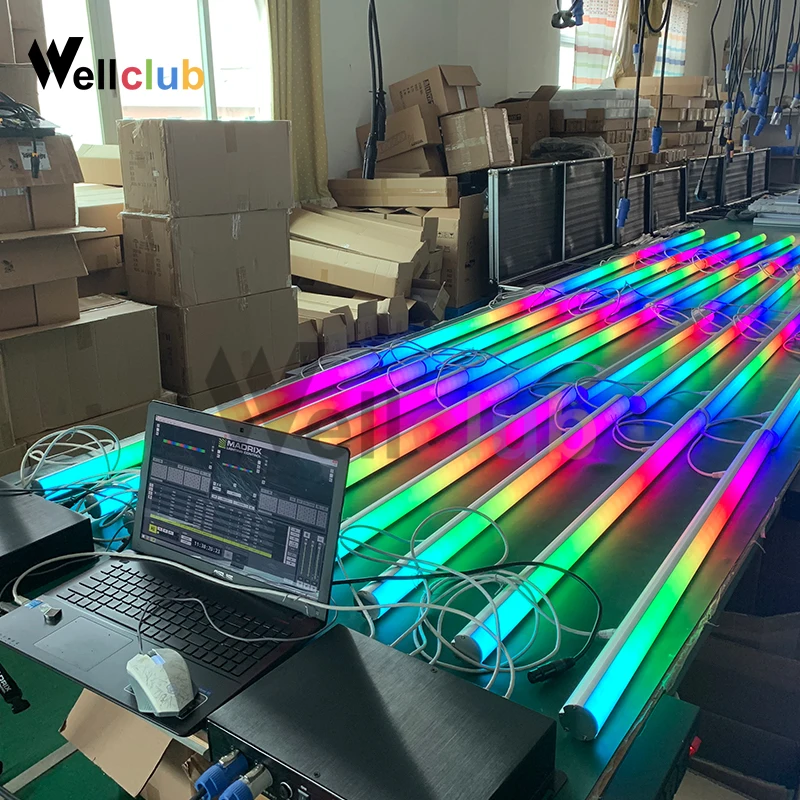 3 2шт с управлением Лер и чехол RGB светодиодная Пиксельная трубка настенная шайба