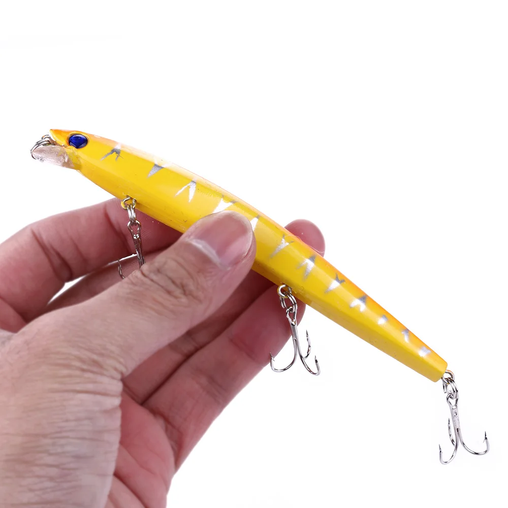 HENGJIA 2019 hot model fishing lures hard bait 9 color for choose 13cm 13.9g minnow quality professional depth0.5-1.2m | Спорт и