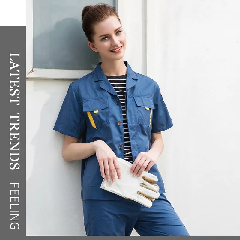 Maintenance Service Men Women Repairman Work Clothes Mechanic Working Overalls Plus Size Long/Short Sleeve Workshop Suit C3 |