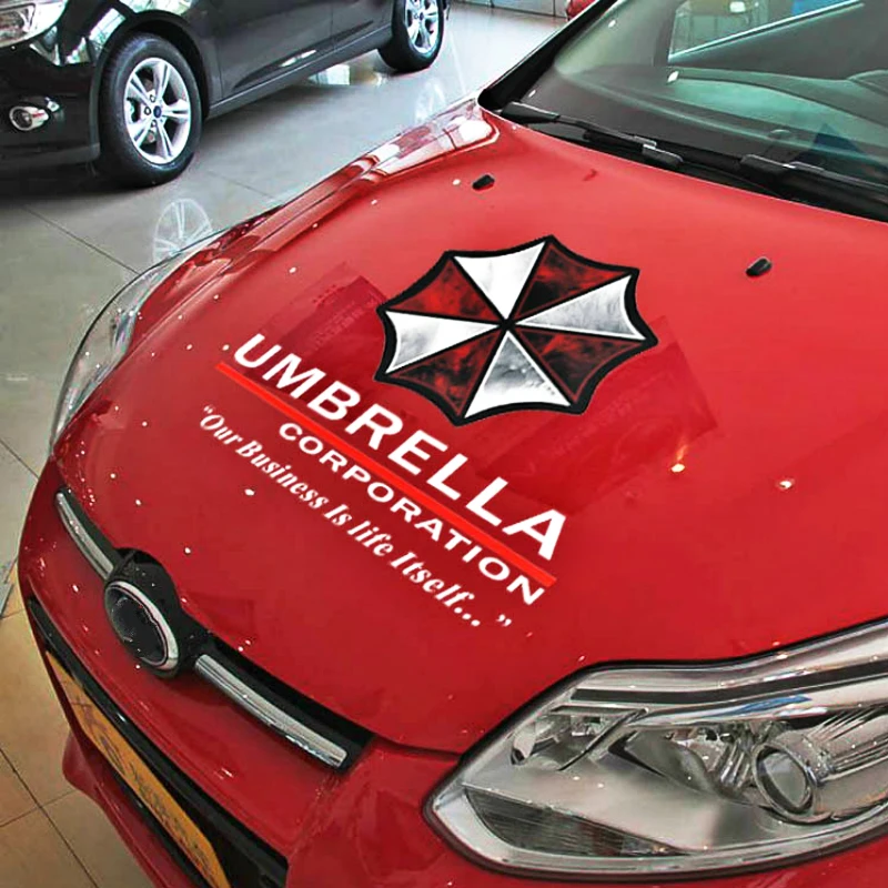 

Автомобильные аксессуары Aliauto Umbrella Corporation, наклейка на капот автомобиля, украшение для Volkswagen Polo Golf Audi A3 Focus 2
