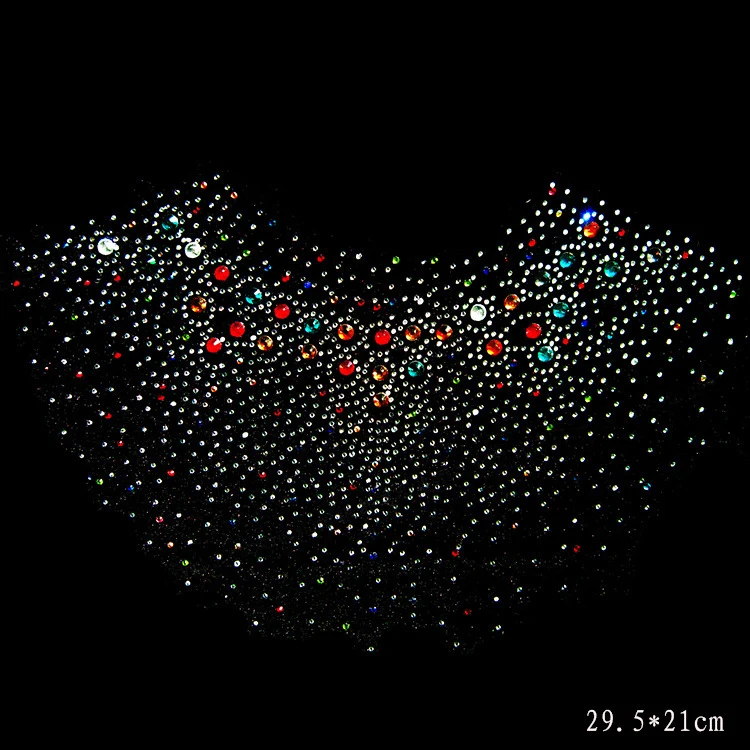 Прозрачный Кристальный Блестящий Воротник с драгоценными камнями одежда Сделай