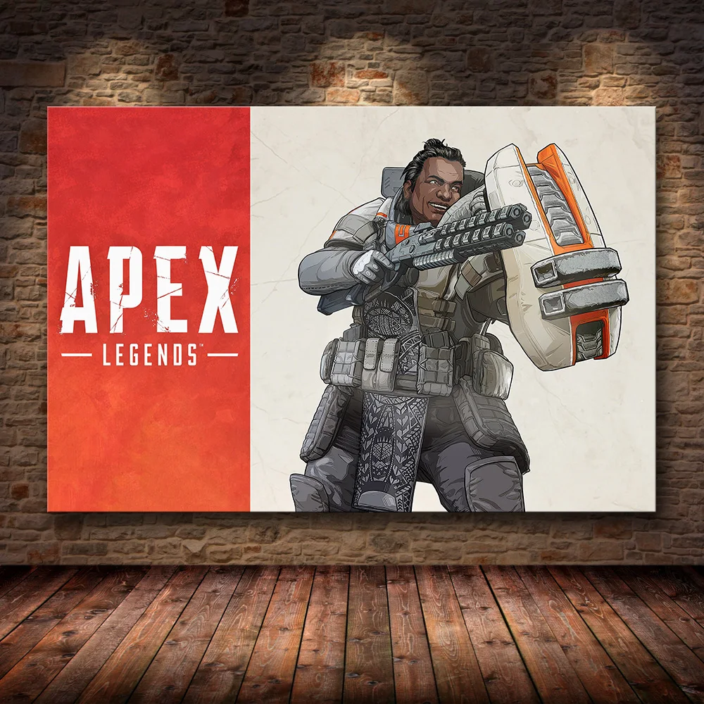04 Без рамки игра Плакат Украшение картина из Apex легенды на HD холст картина искусство плакаты и принты - Цвет: 04
