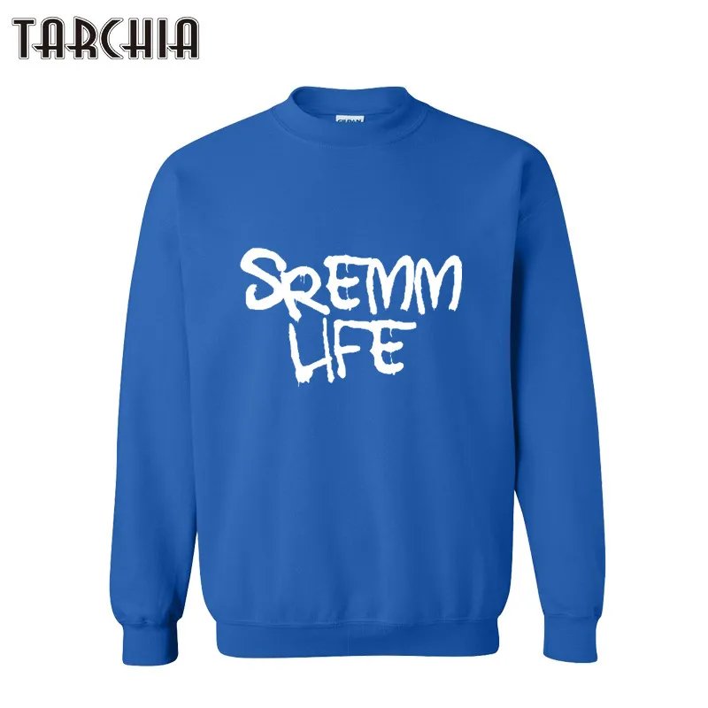 

TARCHIA Brand Sweatshirt Men Hoodies Fashion SREMM LIFE Hoodie Oversized New Fashion Pullover Men's Tracksuits Moleton Masculino