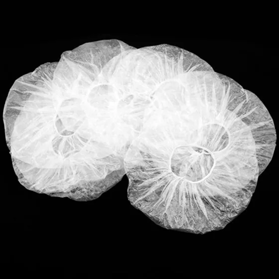 20 шт одноразовые прозрачные спа-Салоны для волос домашнего душа Эластичные