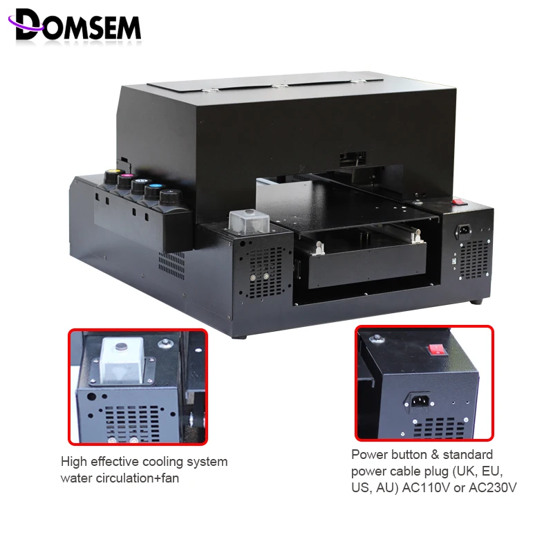 DOMSEM футболка ткань принтер УФ струйный A3 Размер цифровой заказной DIY одежды