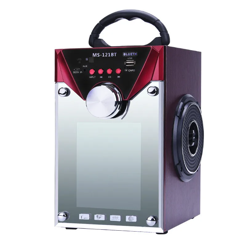 Цифровой MS-121BT Беспроводная Связь Bluetooth Спикер Поддержка SD TF Mp3-плеер USB Fm-радио