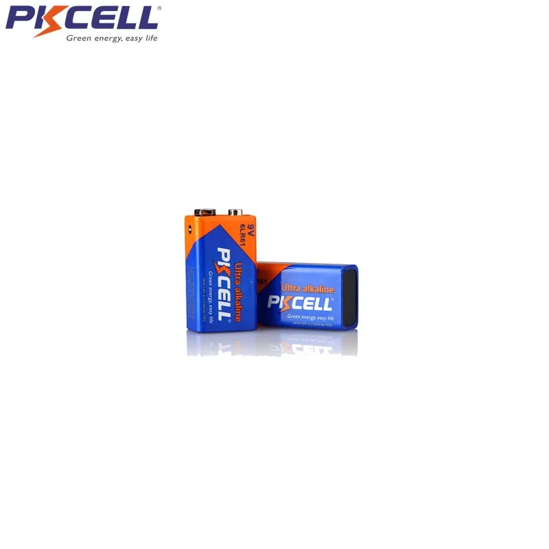 10 шт./партия батарейки PKCELL 1604G S1 6LR61 9 V PPP3 1604A щелочные батареи неаккумуляторные для