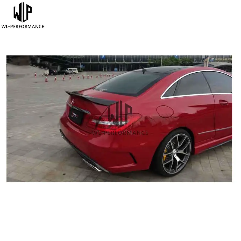 E класс карбоновое волокно задний спойлер багажник крыло автомобиля Комплект