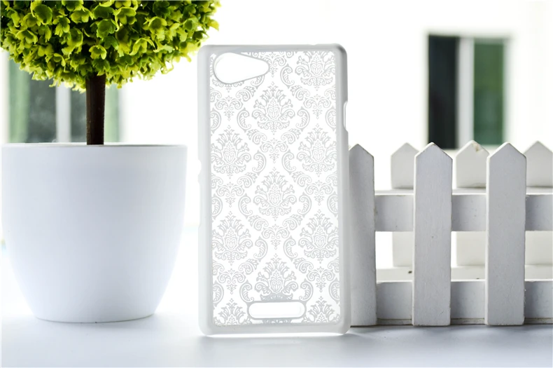 Patterns Luxury Hollow Out Flower Protection mobile phone skin case Cover For Sony Xperia E3 Dual D2206 D2243 Hard shell T007 | Мобильные