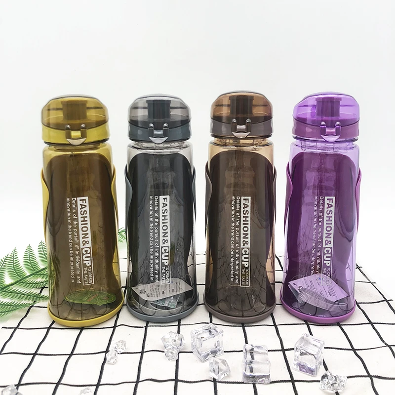 Бесплатная доставка пластиковая бутылка для напитков 800 мл фиолетовый серый