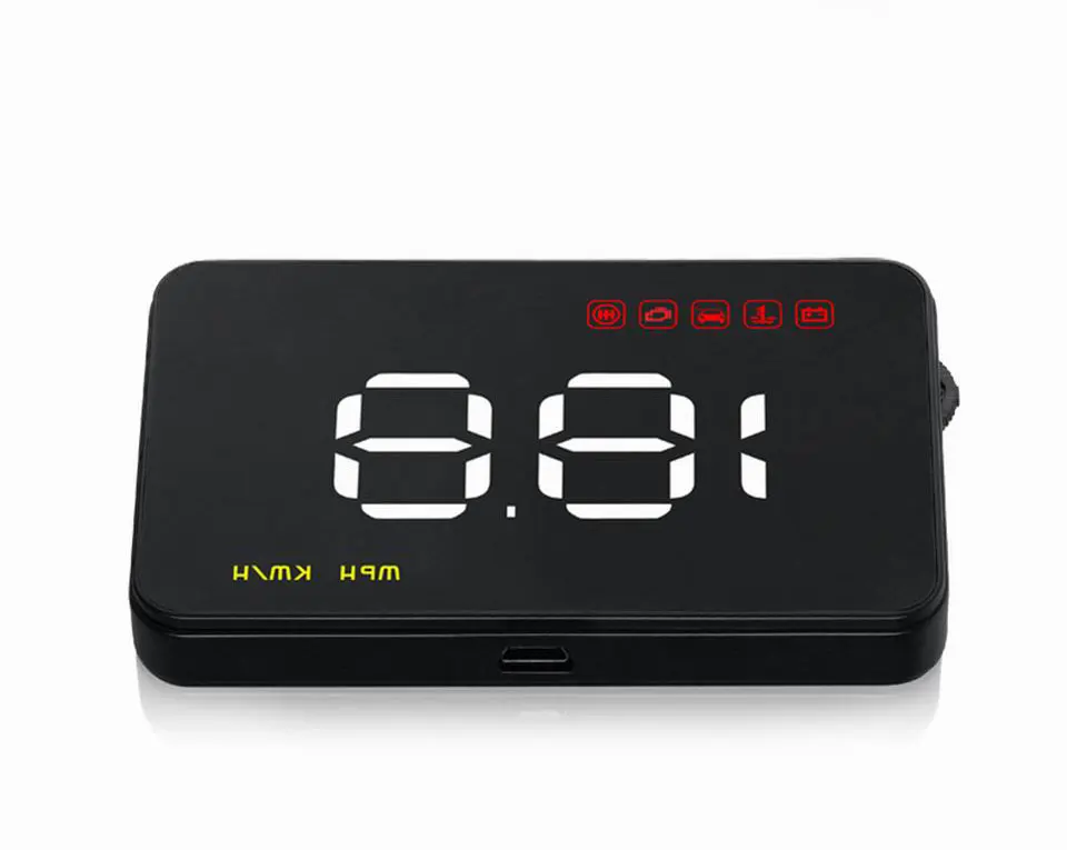 A100 Hud OBD2 Head Up дисплей Автомобильный скоростной проектор Цифровой скоростной метр OBD ii лобовое стекло проекция скорость ing сигнализация температура