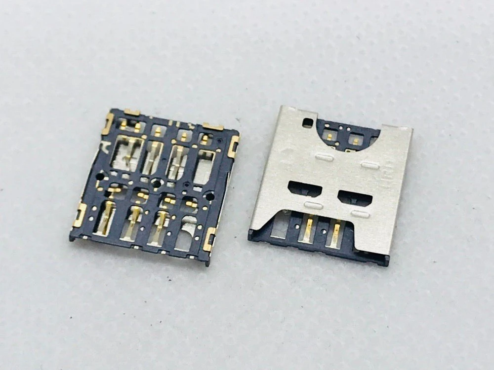 OPPO X909 Gionee F100 P6 P7 MOLEX ALPS LCN 6/10PIN двухтактный патч Оригинальный Micro лоток со слотом для