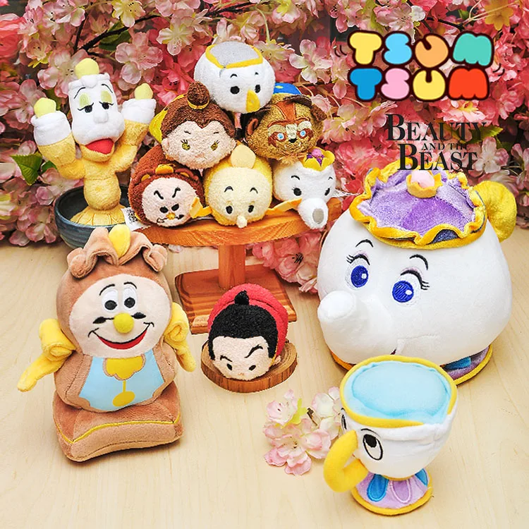 Мини ЦУМ Красота и чудовище плюшевые игрушки мини куклы для девочек Tsum
