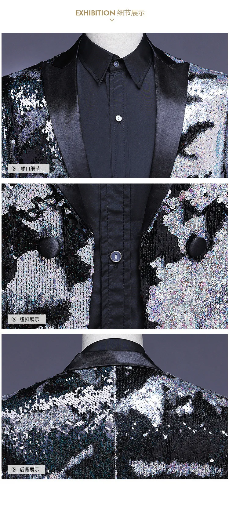 Мужской модный Блейзер PYJTRL Цвет: фиолетовый Королевский синий черный|Пиджаки| |