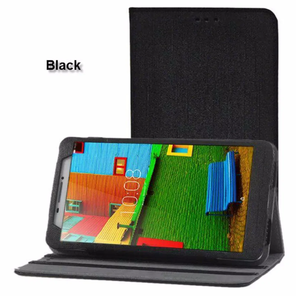 Роскошный чехол-книжка из искусственной кожи для lenovo PHAB PB1-750N PB1-750M PB1-750 Tablet 6,98 дюймов+ Защитная пленка для экрана