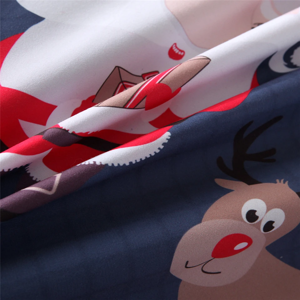 Праздничный подарок комплект постельного белья с Рождеством набор