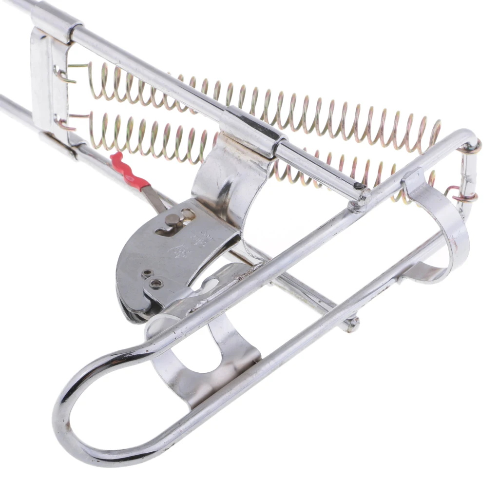 Автоматическая регулируемая подставка для удочки с двойной пружиной складная из