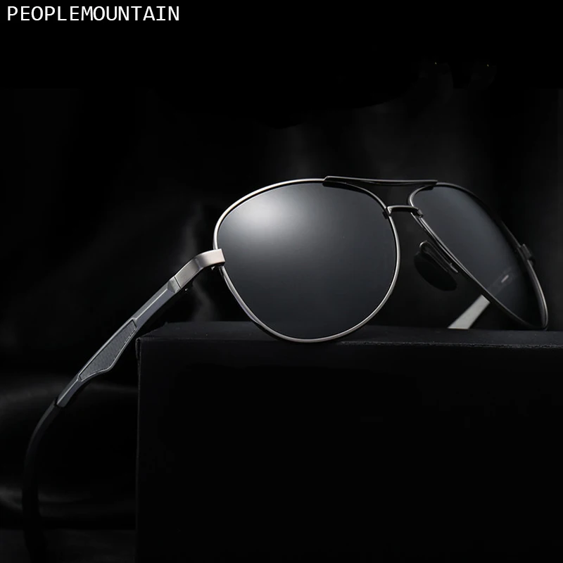 Brand Design Fashion Sunglasses Men Polarized Aluminum Magnesium Driving Eyewear pilotsun glasses For UV400 Oculos | Аксессуары для