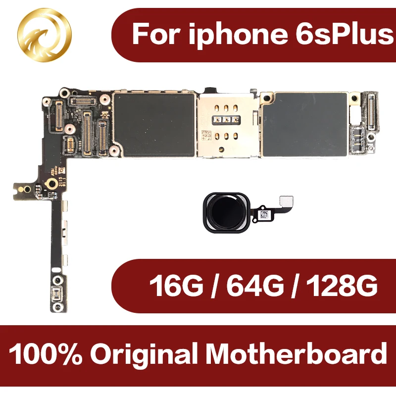 16 Гб/64 Гб/128 ГБ оригинальная разблокированная материнская плата для iphone 6s Plus с сенсорным ID, материнская плата для iphone 6s Plus