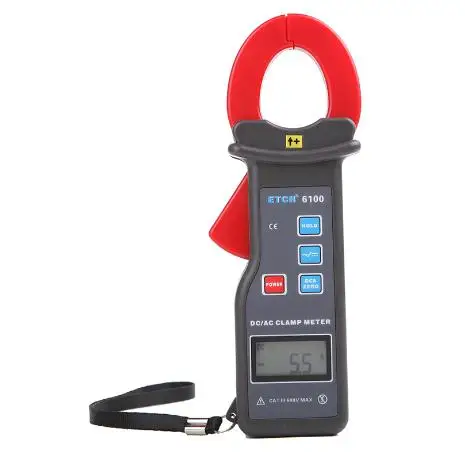 

ETCR6100 AC/DC токоизмеритель зажима 0,0a ~ 1000A