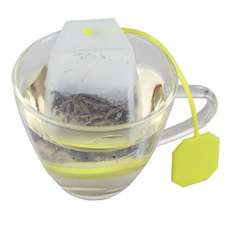 Силиконовые Чай сумки Ououdee 5-Pack многоразовые вкладыш Infuser Фильтр для чашки кружки