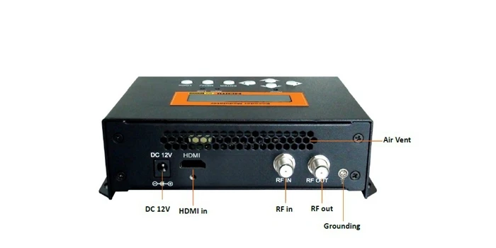Бесплатная доставка FUTV4656H DVB T MPEG 4 AVC/H.264 HD энкодер модулятор тюнер вход HDMI RF out для