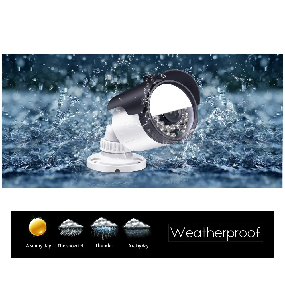 Средства ухода для век. sys CCTV 4CH 1080 P Чистая POE система NVR 4 шт. 2.0MP IP ночное видение