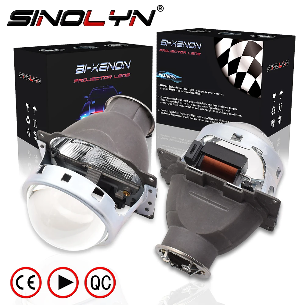 SINOLYN 3,0 ''Q5 H7 D2S HID ксенон/Галоген/светодиодный биксеноновый объектив проектора LHD RHD для стайлинга автомобилей налобный фонарь