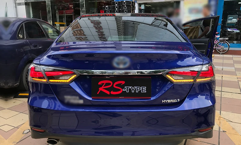 Автомобильные аксессуары от фабрики Vland, задний фонарь для Toyota Camry, стиль, светодиодный задний светильник с последовательным индикатором