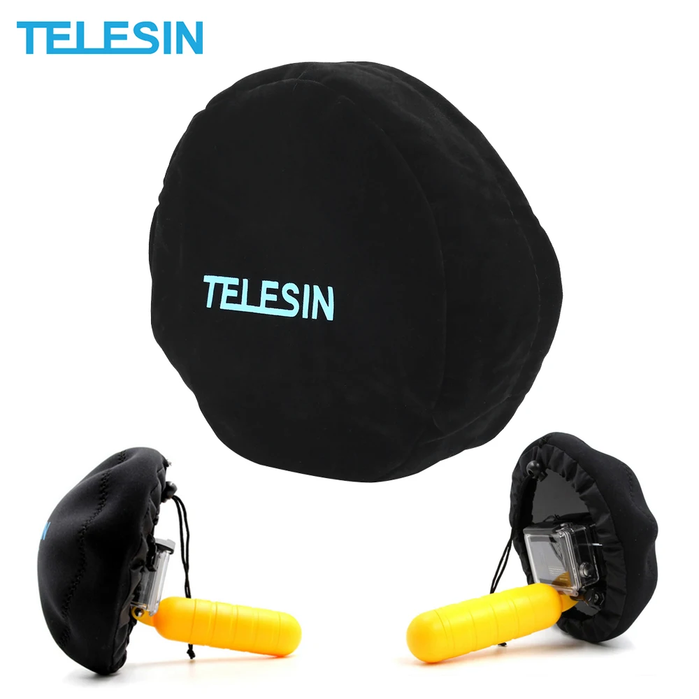TELESIN нейлоновый чехол с купольным портом для Gopro чехол для купола камеры для Go Pro 5 и для Xiaomi Yi для SJCAM экшн-камеры
