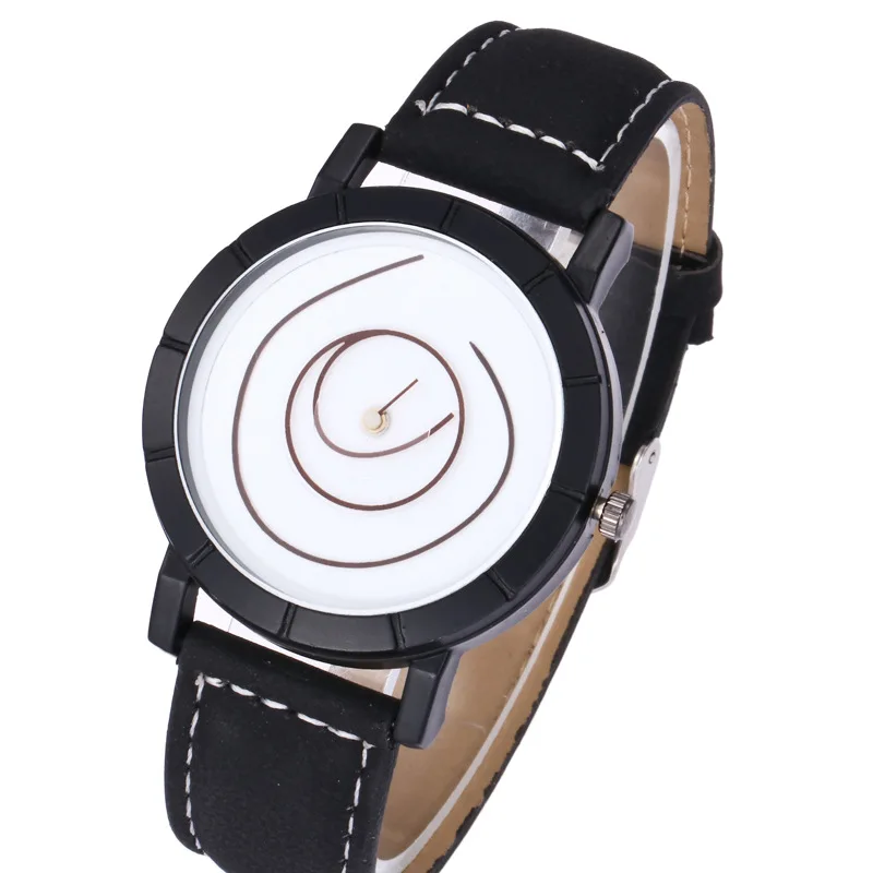 MINHIN новые модные студенческие часы 9 цветов Swirl граффити креативные женские кожаные Наручные часы школьные Relogio Femme