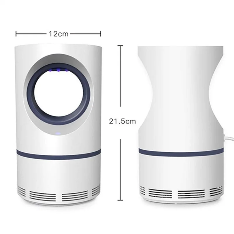 Aimkeeg ультрафиолетовая лампа от комаров, USB электронный светодиодный ночник от комаров, беззвучный домашний светодиодный светильник от насекомых
