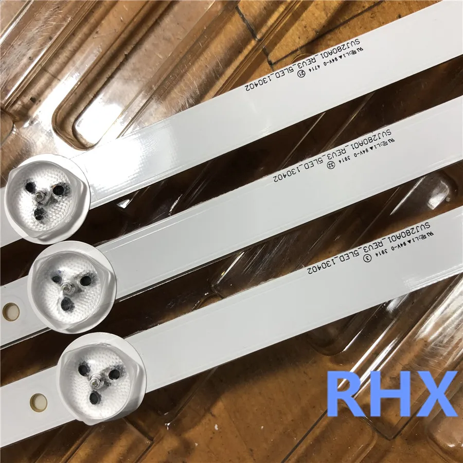 530 мм светодиодный Подсветка полосы для Proline Bravis 28C2000B 28 дюймов ТВ L2830HD SVJ280A01 REV3 5 светодиодный 130402 M280X13 E1 H