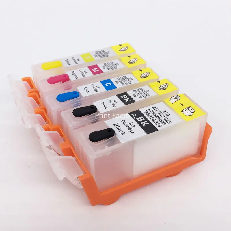 PGI 125 CLI 126/PGI125 CLI126 многоразовый картридж с чипом для Canon IP4810 IP4910 IX6510 MG6110 MG5210 MG6210 MG5310 5