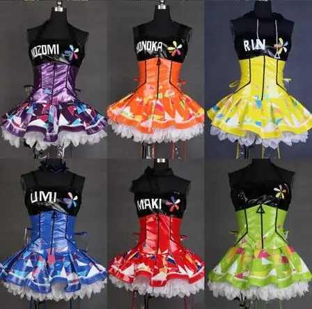 Love Live Cyber Idolized Maid LED Gaming Game Awaken All Members Minami Kotori Uniforms Cosplay Costume