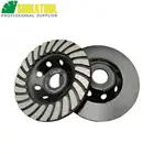 Алмазный турборяд SHDIATOOL, комплект из 2 шлифовальных дисков диаметром 100 мм для бетона и кирпичной кладки, 4 дюйма